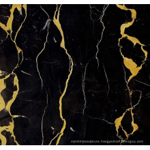 Italian black and gold flower nero portoro marble slabs